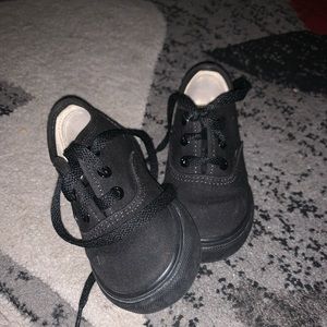 Black Vans Toddler size 5